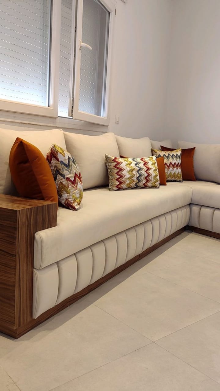 Canapé tissu sur mesure — DLM Design 78